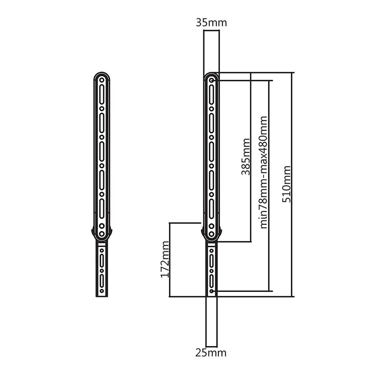 QualGear Durable Universal Center Channel Mount Wayfair Canada